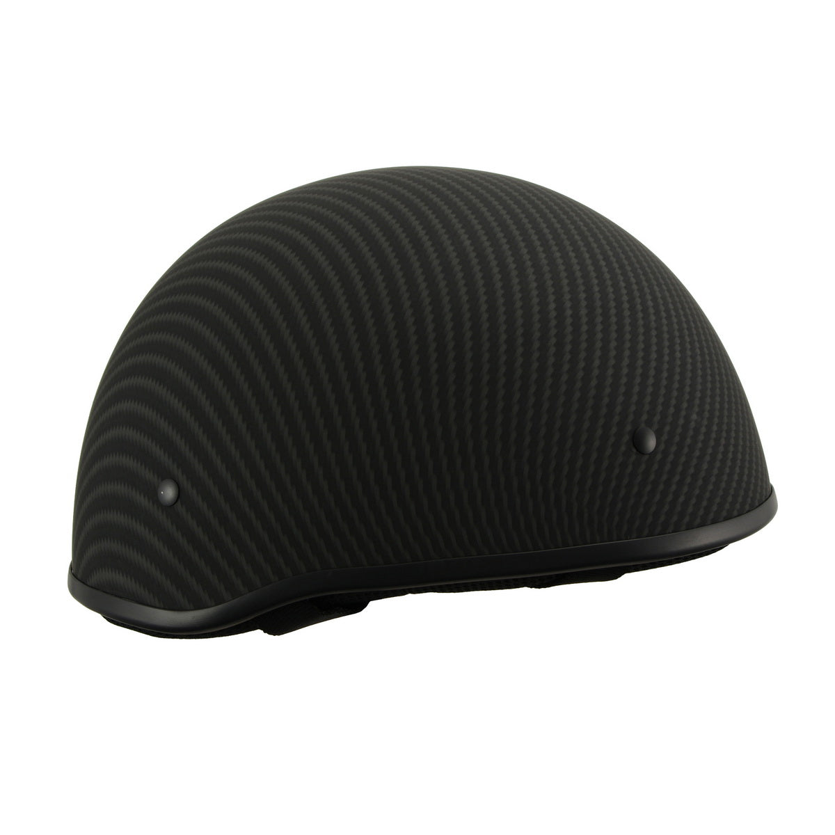 Milwaukee Performance Helmets MPH9712DOT Dot Approved Matte Black Half Motorcycle Helmet Biker
