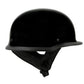 Milwaukee Helmets MPH9741DOT Motorrad DOT German Style Gloss Black Half Face Motorcycle Helmet Biker