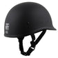 Milwaukee Helmets Polo Style Matte Black Motorcycle Half Face Helmet DOT Approved MPH9750DOT