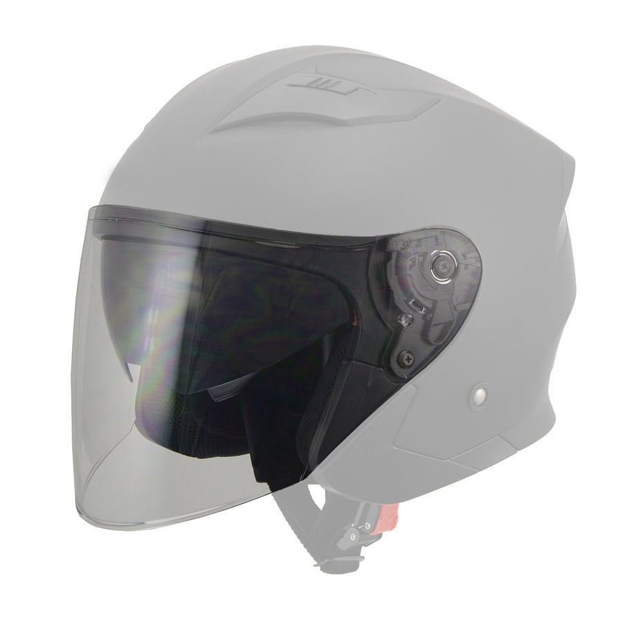 Milwaukee Helmets MPH9805 Clear Replacement Shield for MPH982X 3/4 Open Face Helmet Series