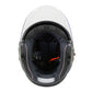 Milwaukee Performance Helmets MPH9805DOT Shift Open Face 3/4 Matte Black Helmet Biker w/ Drop Down Visor