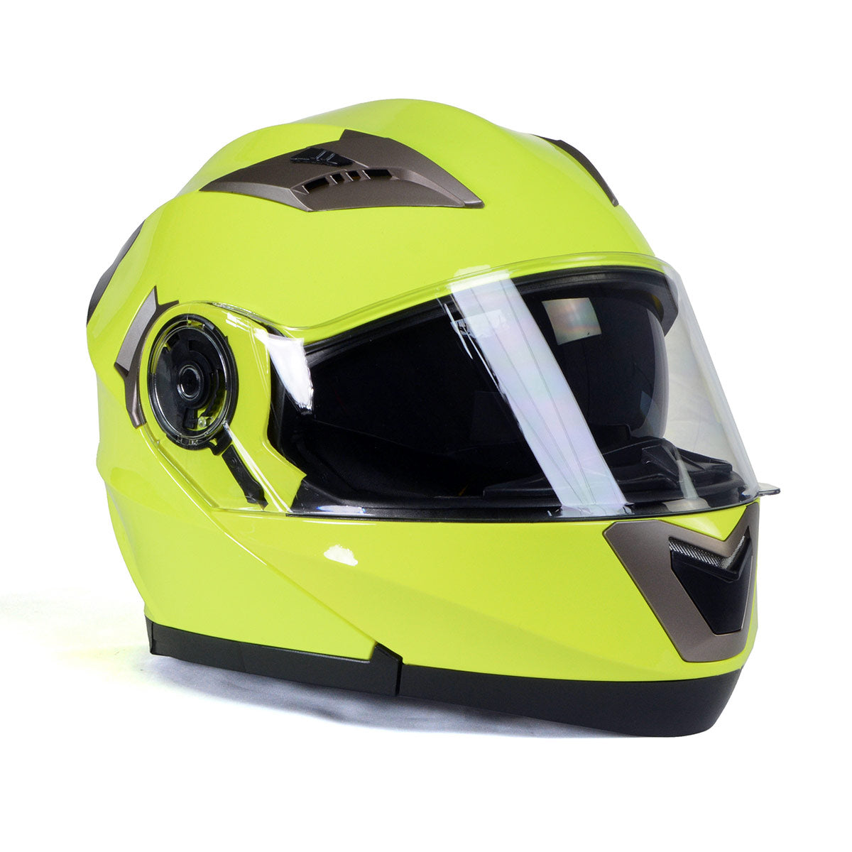 Milwaukee Helmets MPH9809DOT Ionized Neon Yellow Advanced