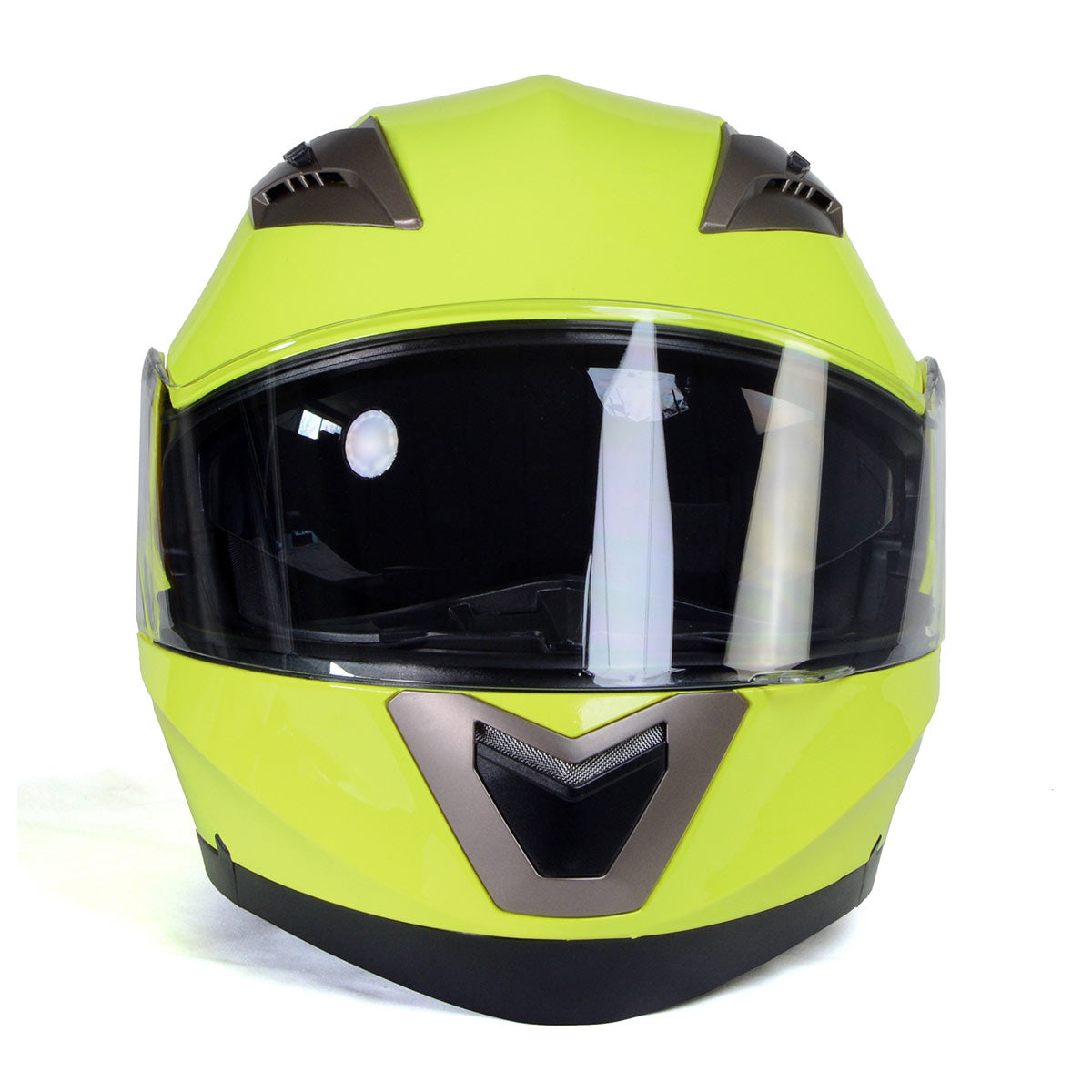 Milwaukee Helmets MPH9809DOT Ionized Neon Yellow Advanced