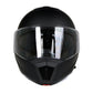 Milwaukee Helmets MPH9812DOT Flat Black Menace Advanced Motorcycle Modular Helmet Biker w/ Drop Down Visor