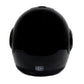 Milwaukee Helmets MPH9813DOT Gloss Black Menace DOT Approved Motorcycle Modular Helmet w/ Drop Down Visor