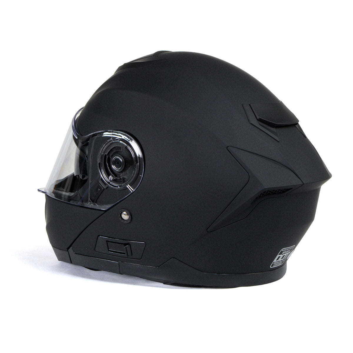 Milwaukee Helmets Breeze Flat Black Advanced Motorcycle Modular
