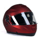 Milwaukee Helmets MPH9817DOT Breeze Red Advanced Motorcycle Modular Helmet Biker w/ Drop Down Visor