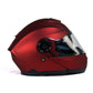 Milwaukee Helmets MPH9817DOT Breeze Red Advanced Motorcycle Modular Helmet Biker w/ Drop Down Visor
