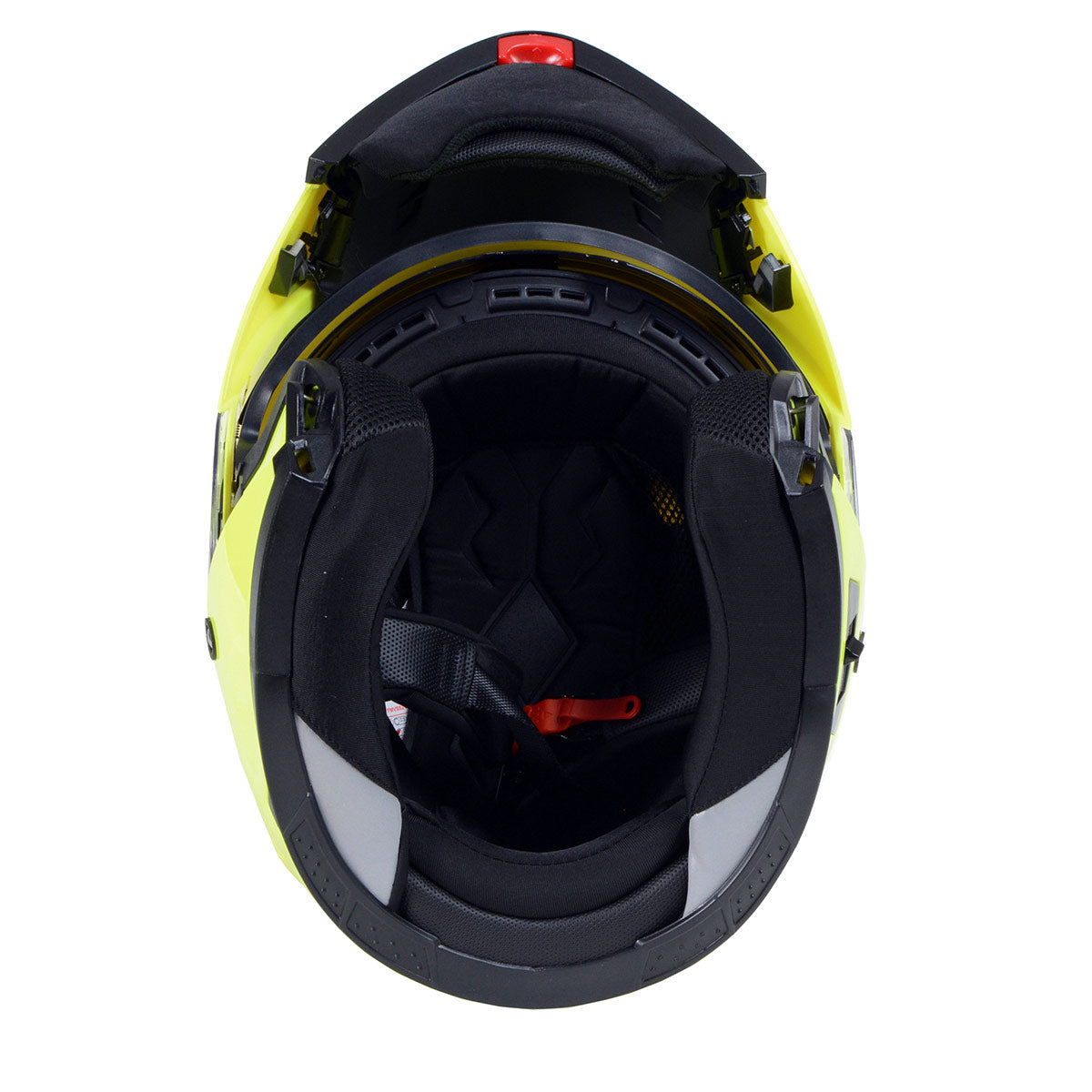 Milwaukee Helmets MPH9819DOT Breeze Green Advanced Motorcycle Modular Helmet Biker w/ Drop Down Visor
