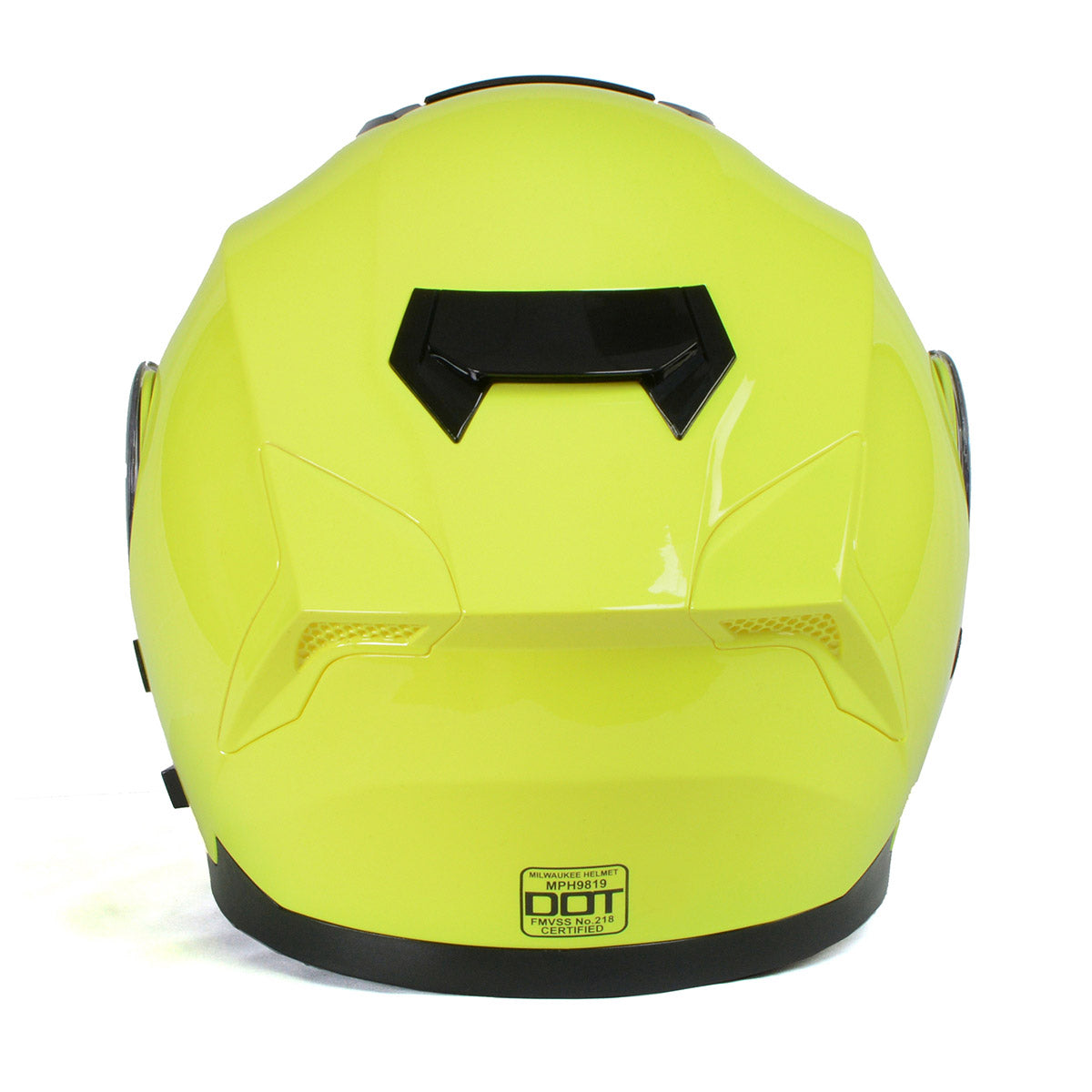 Milwaukee Helmets MPH9819DOT Breeze Green Advanced Motorcycle Modular Helmet Biker w/ Drop Down Visor
