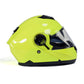 Milwaukee Helmets MPH9819DOT Breeze Green Advanced Motorcycle Modular Helmet Biker w/ Drop Down Visor