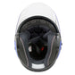 Milwaukee Helmets MPH9825DOT Shift Open Face 3/4 Blue Helmet Biker w/ Drop Down Visor