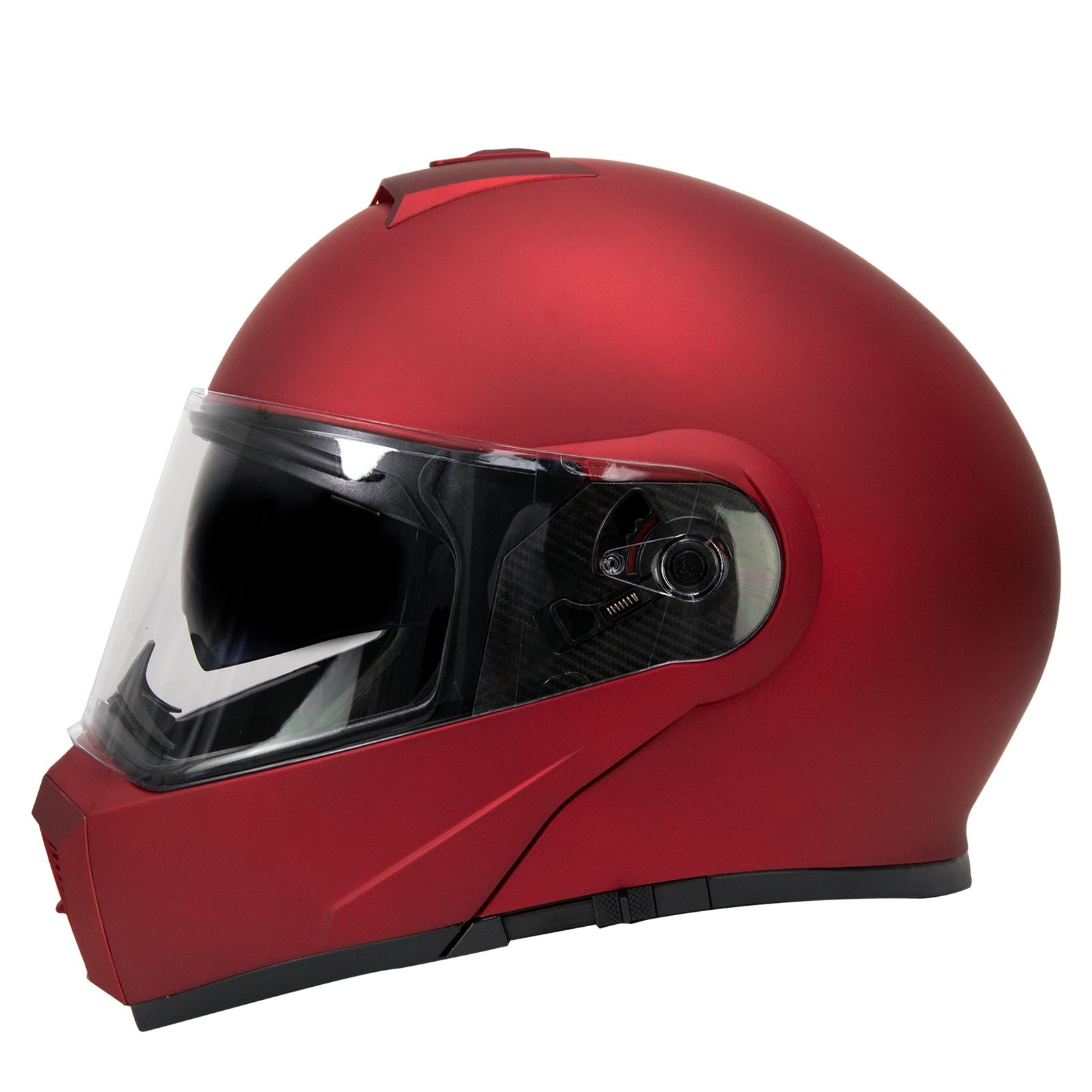 Milwaukee Helmets MPH9827DOT Cypher Flat Red Advanced Motorcycle