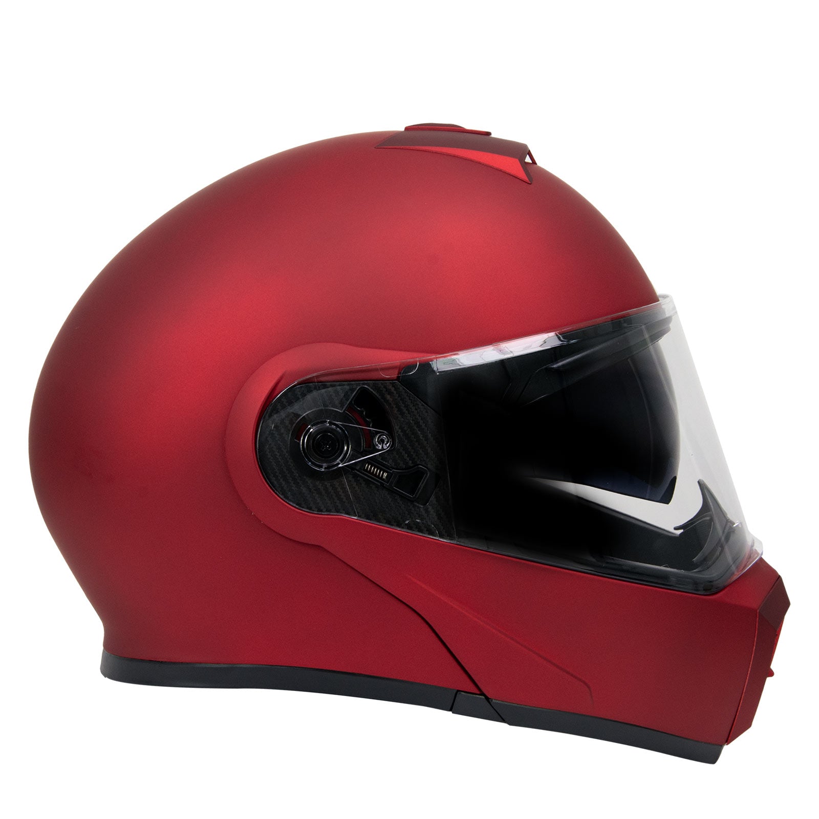 Milwaukee Helmets MPH9827DOT Cypher Flat Red Advanced Motorcycle