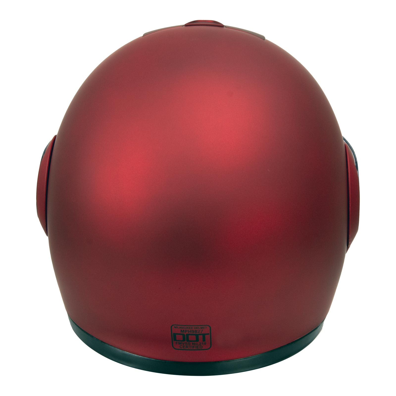 Milwaukee Helmets MPH9827DOT Cypher Flat Red Advanced Motorcycle