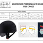 Milwaukee Performance Helmets MPH9850N Novelty 'Air Stream' Matte Black Half Helmet with Drop Visor