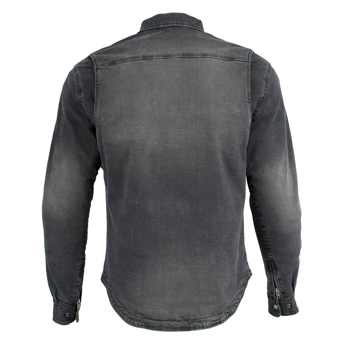 Milwaukee Leather MPM1620 Men's Black Flannel Biker Shirt w