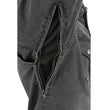 Milwaukee Leather MPM1620 Men's Black Flannel Biker Shirt w/ CE Approved Armor - Reinforced w/ Aramid Fibers