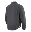 Milwaukee Leather MPM1623 Men's Black Flannel Biker Shirt with CE Approved Armor - Reinforced w/ Aramid Fibers