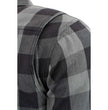 Milwaukee Leather MPM1630 Men's Plaid Flannel Biker Shirt w/ CE Armor - Reinforced w/ Aramid Fibers