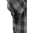 Milwaukee Leather MPM1630 Men's Plaid Flannel Biker Shirt w/ CE Armor - Reinforced w/ Aramid Fibers