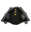 Milwaukee Leather MPM1630 Men's Plaid Flannel Biker Shirt w/ CE Armor - Reinforced w/ Aramid Fibers