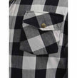 Milwaukee Leather MPM1633 Men's Plaid Flannel Biker Shirt with CE Approved Armor - Reinforced w/ Aramid Fiber