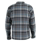Milwaukee Leather MPM1636 Men's Plaid Flannel Biker Shirt with CE Approved Armor - Reinforced w/ Aramid Fiber