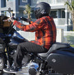 Milwaukee Leather MPM1641 Men's Plaid Flannel Biker Shirt with CE Approved Armor - Reinforced w/ Aramid Fiber