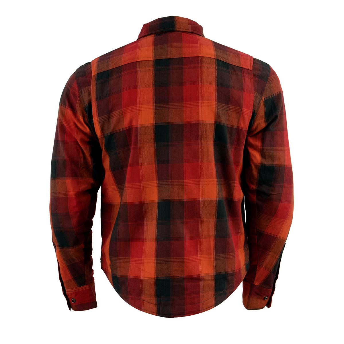 Milwaukee Leather MPM1641 Men's Plaid Flannel Biker Shirt