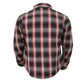 Milwaukee Leather MPM1653 Men's Plaid Flannel Biker Shirt with CE Approved Armor - Reinforced w/ Aramid Fibers