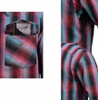 Milwaukee Leather MPM1654 Men's Plaid Flannel Biker Shirt with CE Approved Armor - Reinforced w/ Aramid Fiber