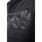 Milwaukee Leather MPM1730 Men's Black Padded Textile All Season Motorcycle Jacket w/ Reflective Skulls Artwork