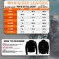 Milwaukee Leather MPM1751 Burnt Orange Leather and Textile Armored Motorcycle Jacket for Men - All Season
