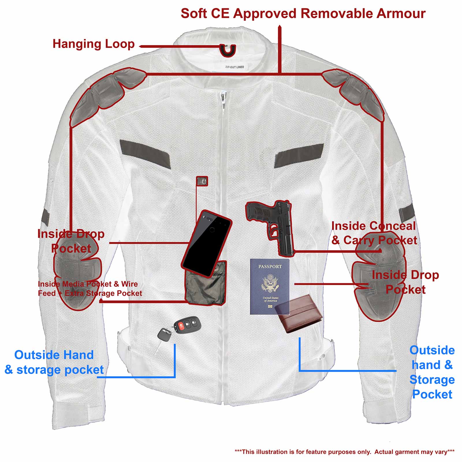 Ce approved motorcycle jackets online