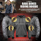 Milwaukee Leather Men's Bare Bones Charcoal Reflective Skull CE Armored Riding Hoodie, Shoulder and Elbow Armor - MPM1799