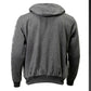 Milwaukee Leather Men's Bare Bones Charcoal Reflective Skull CE Armored Riding Hoodie, Shoulder and Elbow Armor - MPM1799
