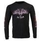 Milwaukee Leather MPMH117001 Men's 'Lone Wolf No Club' Biker Long Sleeve T-Shirt