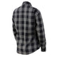 Nexgen Heat Women's NXL2601SET Bonnie Black/Grey Heated Flannel Shirt -for Winter Cold Weather Riding Outdoor Activities