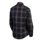 NexGen Heat Women’s NXL2602SET Bonnie Black/Grey Heated Flannel Sleeve Shirt for Outdoor Activities