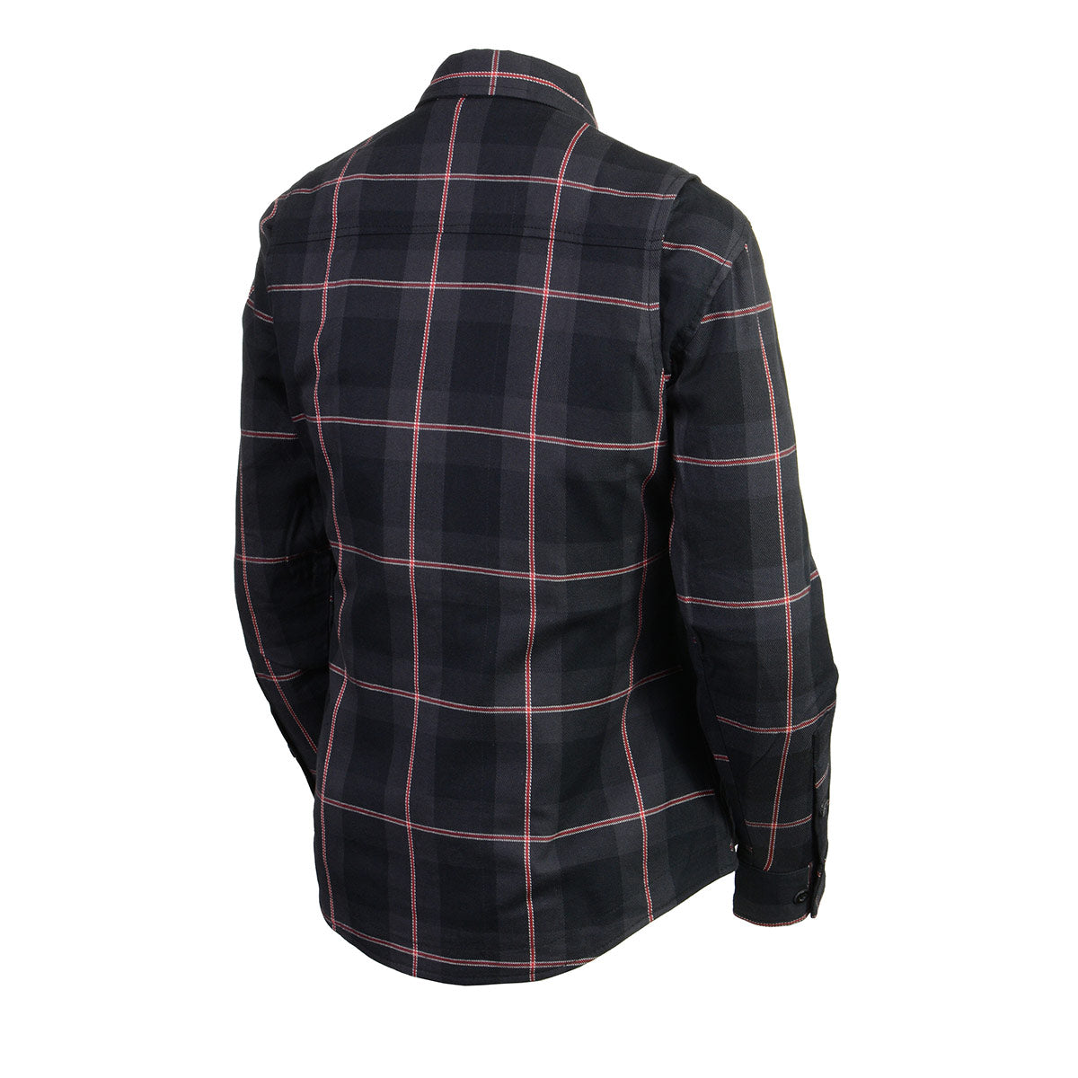 NexGen Heat Women’s NXL2602SET Bonnie Black/Grey Heated Flannel Sleeve Shirt for Outdoor Activities