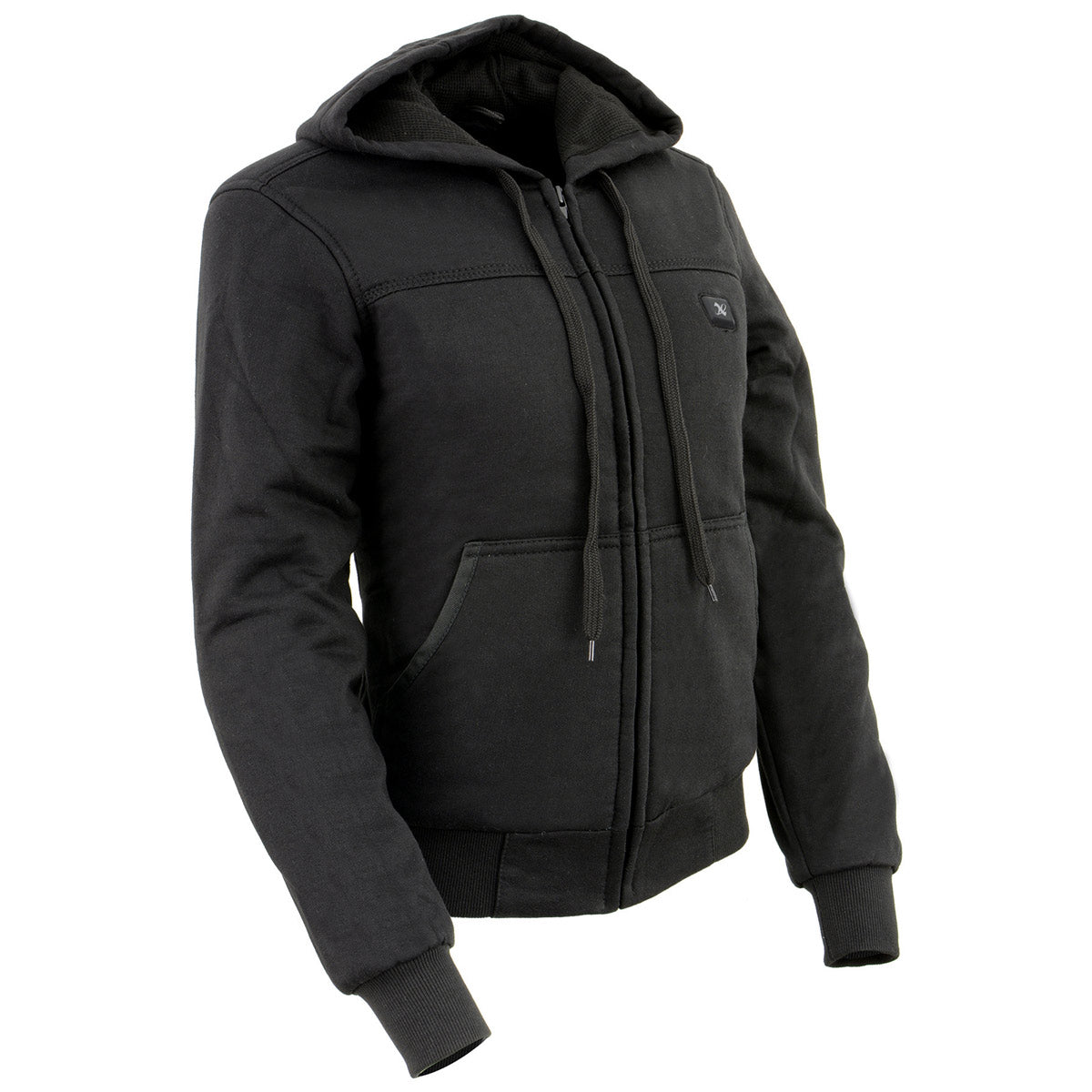 Nexgen Heat MPL2713SET Women Black 'Heated' Front Zipper Fiery Hoodie Jacket for Outdoor Activities