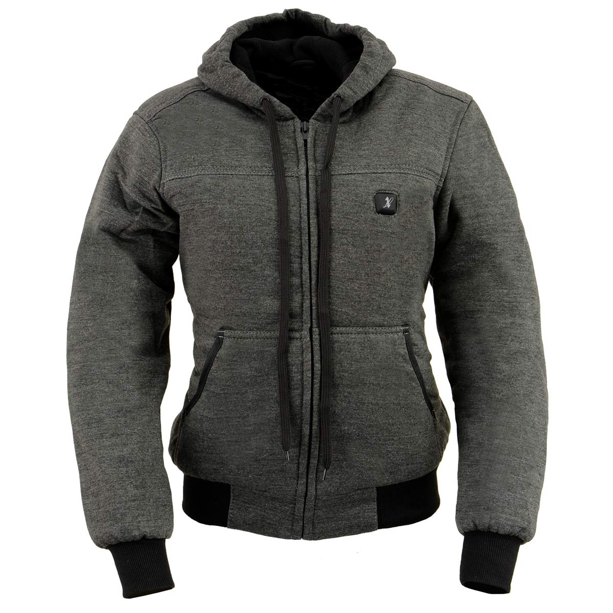 Nexgen Heat Women's Heated Hoodie Jacket - MPL2713SET Grey - 3 Level, Motorcycle Riding, Winter Ready, Outdoors Use