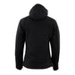 Nexgen Heat NXL2767SET Women's Black Ruffled Heated Soft Shell Jacket with Detachable - for Winter Cold Weather Riding Outdoors