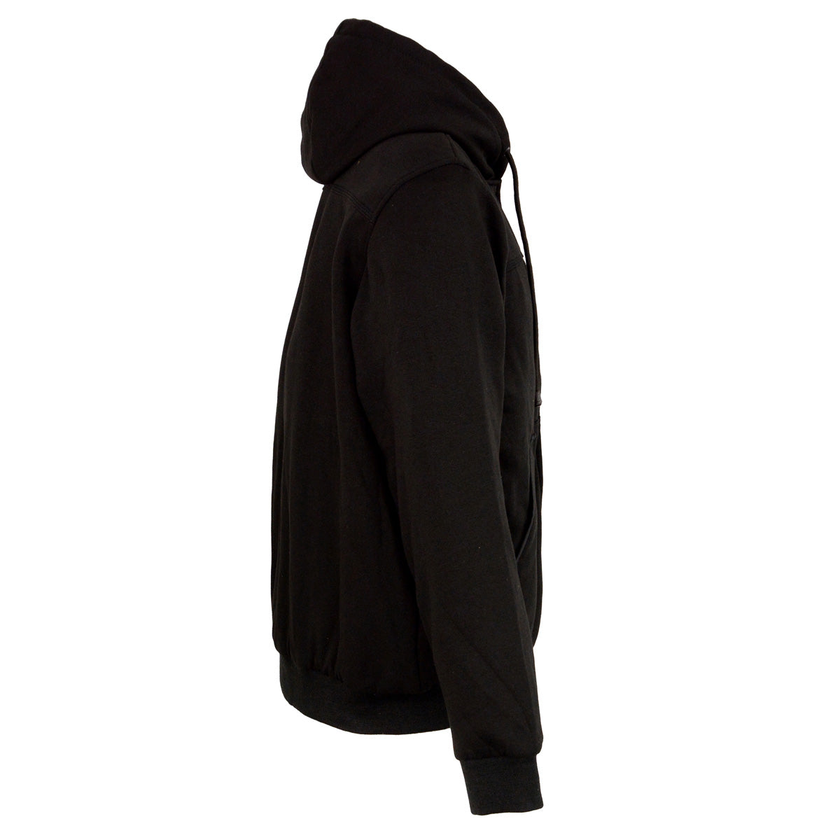 Nexgen Heat Men’s Black Heated Hoodie Jacket – Winter Motorcycle Riding Gear for Cold Outdoors MPM1714SET