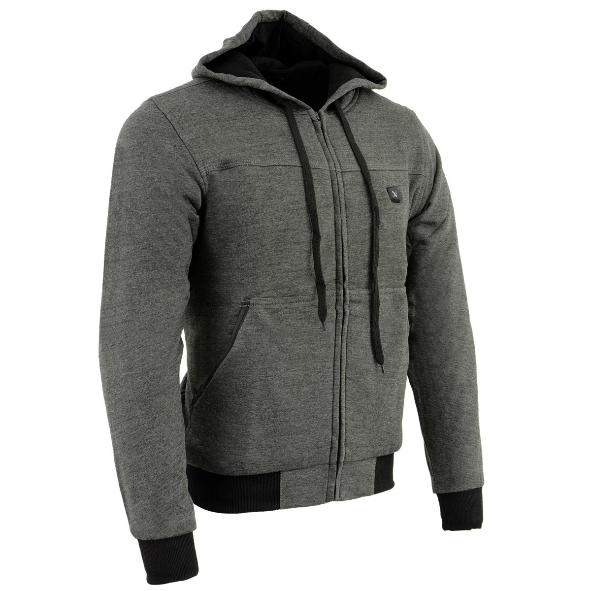 Miei T　1210 Nexgen Heat MPM1713SET Men's Heated Hoodie - Black Zipper