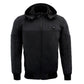 NexGen Heat Men’s Heated – Soft Shell Racing Style  Jacket, 7.4V, 3 Heat Levels, Night Visibility – Cold NXM1761SET