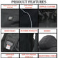 Nexgen Heat MPM1767SET Men's Black 'Heated' Soft Shell Hooded Zipper Front Jacket with Detachable Hood