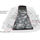 Xelement XS3450 Men's Black 'Paisley' Leather Motorcycle Biker Rider Vest with White Stitching