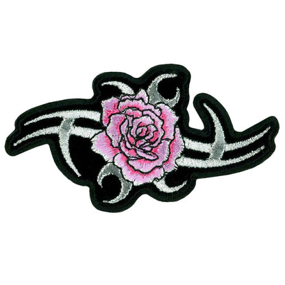 Hot Leathers Metallic Tribal Rose Patch PCA5071